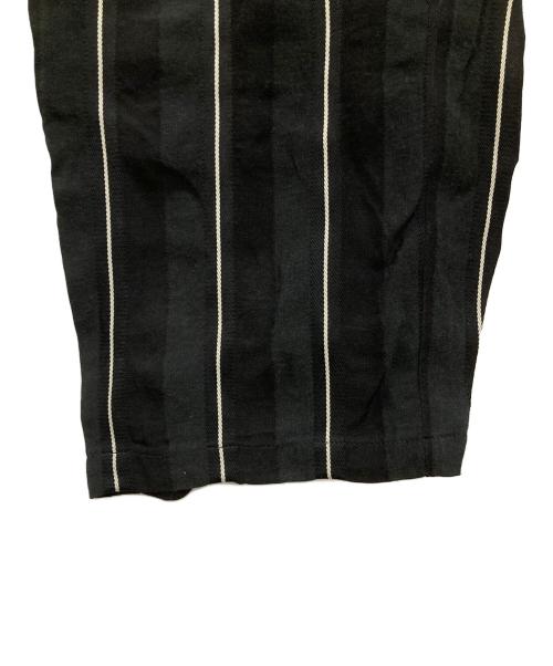 MUZE（ミューズ）MUZE (ミューズ) ストライプパンツ ブラック サイズ:1の古着・服飾アイテム