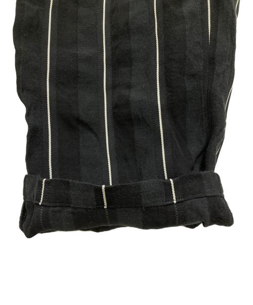 MUZE（ミューズ）MUZE (ミューズ) ストライプパンツ ブラック サイズ:1の古着・服飾アイテム
