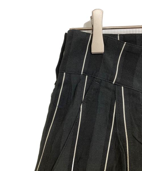 MUZE（ミューズ）MUZE (ミューズ) ストライプパンツ ブラック サイズ:1の古着・服飾アイテム