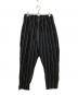 MUZE（ミューズ）の古着「ストライプパンツ」｜ブラック