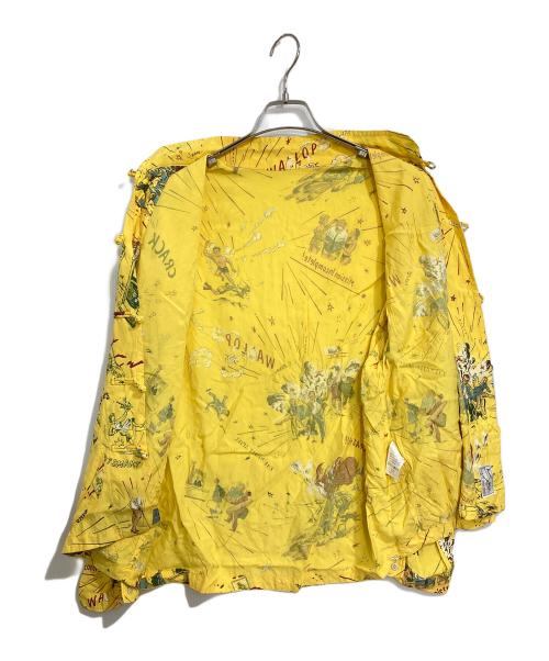 Porter Classic（ポータークラシック）Porter Classic (ポータークラシック) 22SS 落ちこぼれスパイ チャイナシャツ イエロー サイズ:2の古着・服飾アイテム