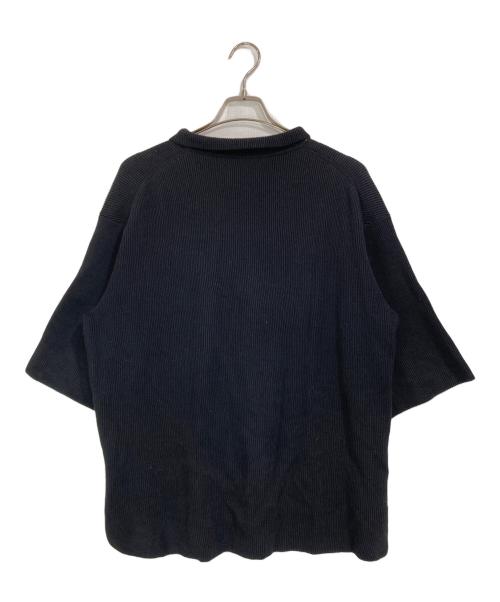 YOKE（ヨーク）YOKE (ヨーク) RIB KNITTED SHIRT ブラック サイズ:２の古着・服飾アイテム