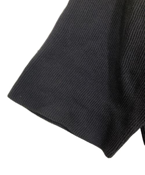 YOKE（ヨーク）YOKE (ヨーク) RIB KNITTED SHIRT ブラック サイズ:２の古着・服飾アイテム