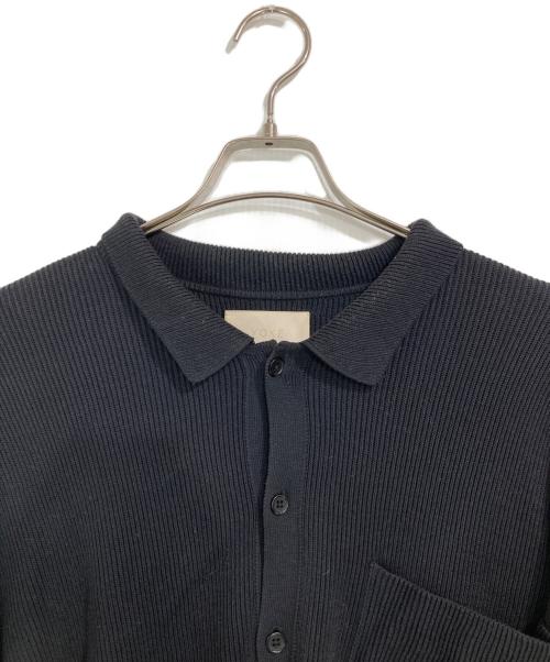 YOKE（ヨーク）YOKE (ヨーク) RIB KNITTED SHIRT ブラック サイズ:２の古着・服飾アイテム