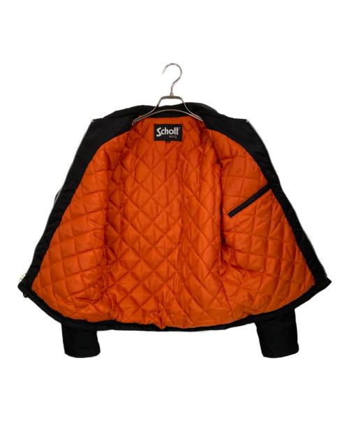 Schott（ショット）Schott (ショット) NYLON TRUCKER JACKET MOTORCYCLE CLUB ブラック サイズ:Ⅿの古着・服飾アイテム