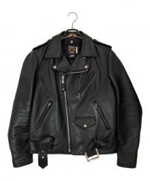 Schott（ショット）の古着「VINTAGE ONESTAR ダブルライダースジャケット」｜ブラック