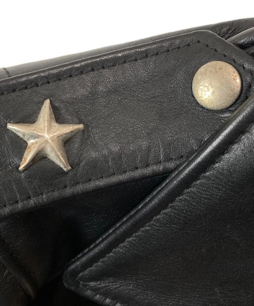 Schott（ショット）Schott (ショット) VINTAGE ONESTAR ダブルライダースジャケット ブラック サイズ:38の古着・服飾アイテム
