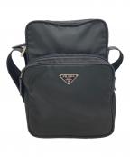 PRADAプラダ）の古着「ナイロンショルダーバッグ」｜ブラック