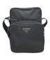 PRADA（プラダ）の古着「ナイロンショルダーバッグ」｜ブラック