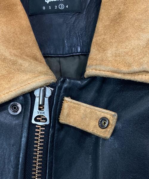 glamb（グラム）glamb (グラム) ブレインレザージャケット ブラック サイズ:3の古着・服飾アイテム