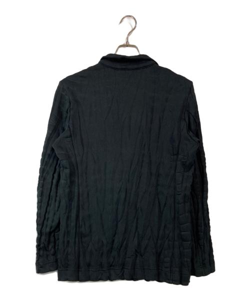 ISSEY MIYAKE MEN（イッセイミヤケメン）ISSEY MIYAKE MEN (イッセイミヤケメン) シワ加工ジャケット ブラック サイズ:1の古着・服飾アイテム
