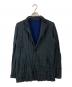 ISSEY MIYAKE MEN（イッセイミヤケメン）の古着「シワ加工ジャケット」｜ブラック