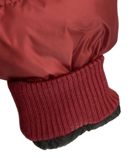 COACH（コーチ）COACH (コーチ) ヴァーシティ ダウン ジャケット バーガンディー サイズ:Lの古着・服飾アイテム