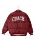COACH (コーチ) ヴァーシティ ダウン ジャケット バーガンディー サイズ:L：18000円