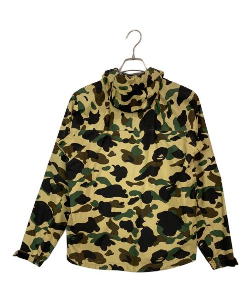 A BATHING APE（ア ベイシング エイプ）A BATHING APE (ア ベイシング エイプ) サルカモ柄マウンテンパーカー ベージュ サイズ:Sの古着・服飾アイテム