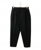 N.HOOLYWOODエヌ ハリウッド）の古着「WIDE TAPERED EASY SLACKS」｜ブラック