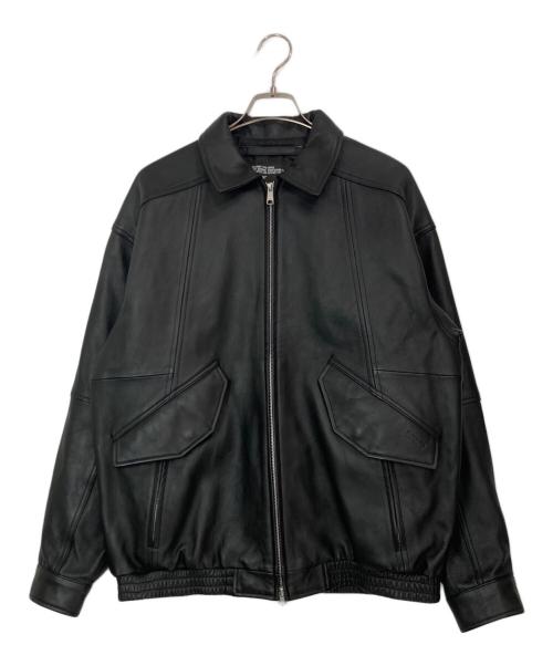 AVIREX（アヴィレックス）AVIREX (アヴィレックス) LEATHER CWU BLOUSON ブラック サイズ:XLの古着・服飾アイテム