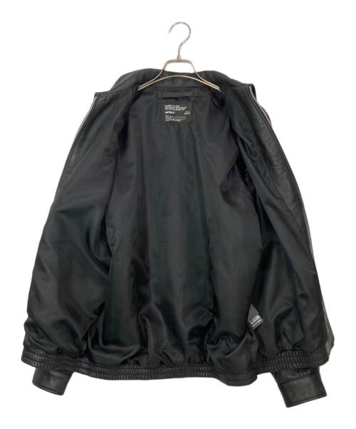 AVIREX（アヴィレックス）AVIREX (アヴィレックス) LEATHER CWU BLOUSON ブラック サイズ:XLの古着・服飾アイテム