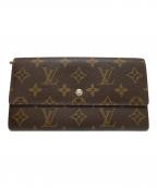LOUIS VUITTONルイ ヴィトン）の古着「長財布」｜ブラウン