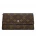 LOUIS VUITTON（ルイ ヴィトン）の古着「長財布」｜ブラウン