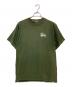 stussy（ステューシー）の古着「90's スカルボーンプリントTシャツ」｜グリーン