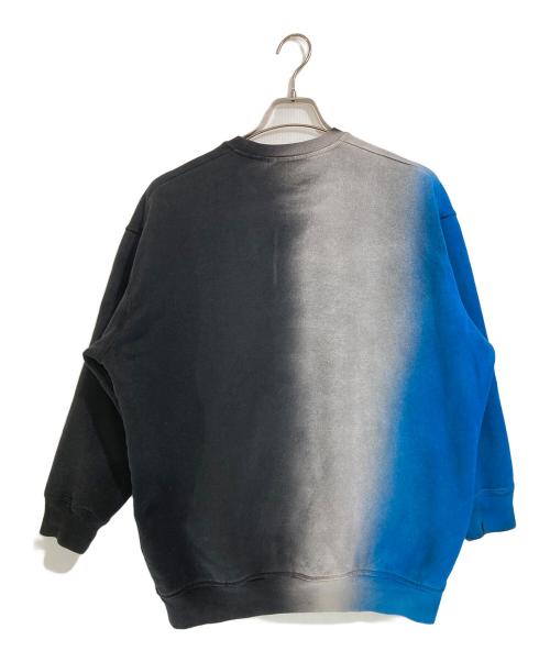 DSQUARED2（ディースクエアード）DSQUARED2 (ディースクエアード) グラデーションロゴスウェット ブラック サイズ:Sの古着・服飾アイテム