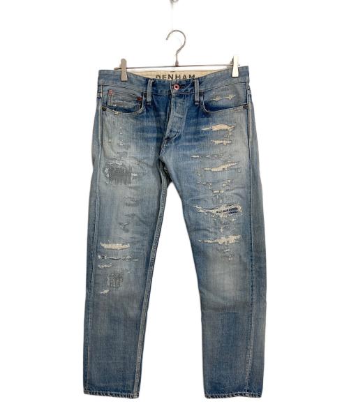 Denham（デンハム）Denham (デンハム) ダメージデニムパンツ ブルー サイズ:不明の古着・服飾アイテム