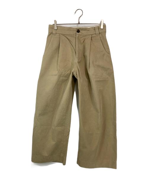 STUDIO NICHOLSON（スタジオ ニコルソン）STUDIO NICHOLSON (スタジオ ニコルソン) BEN PEACHED COTTON TWIL ベージュ サイズ:Sの古着・服飾アイテム