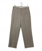 AURALEEオーラリー）の古着「COTTON WOOL DOUBLE CLOTH SLACKS」｜グレー