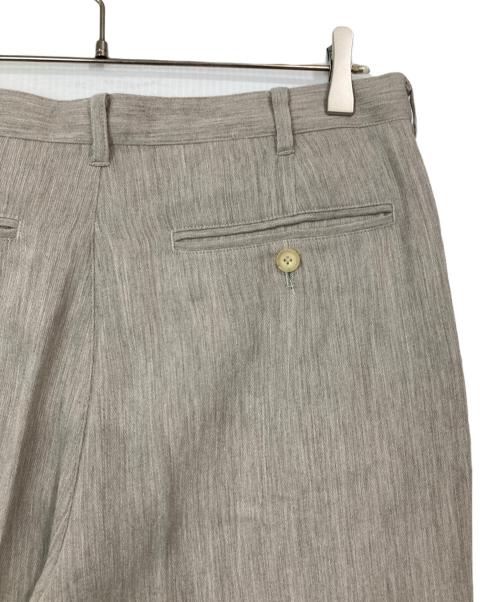 AURALEE（オーラリー）AURALEE (オーラリー) COTTON WOOL DOUBLE CLOTH SLACKS グレー サイズ:4の古着・服飾アイテム