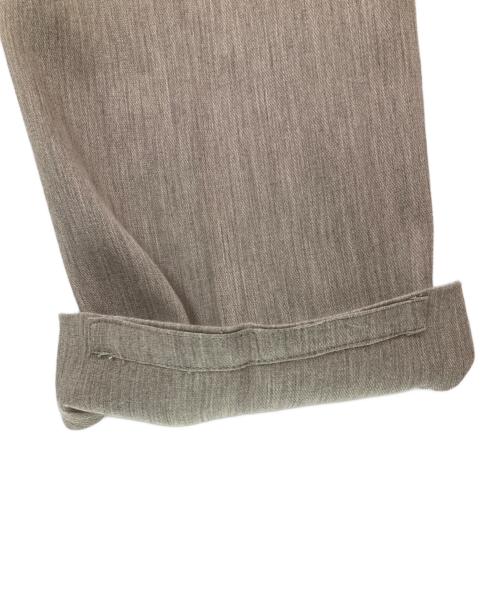AURALEE（オーラリー）AURALEE (オーラリー) COTTON WOOL DOUBLE CLOTH SLACKS グレー サイズ:4の古着・服飾アイテム