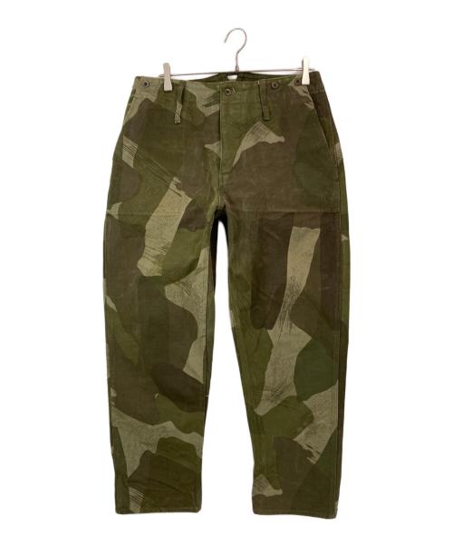 NIGEL CABOURN（ナイジェルケーボン）NIGEL CABOURN (ナイジェルケーボン) CLASSIC DENISON PANT グリーン サイズ:34の古着・服飾アイテム