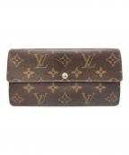 LOUIS VUITTONルイ ヴィトン）の古着「長財布」｜ブラウン