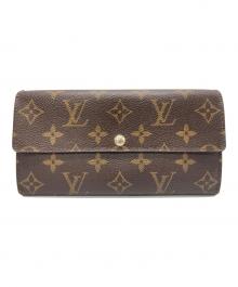 LOUIS VUITTON（ルイ ヴィトン）の古着「長財布」｜ブラウン