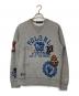 POLO RALPH LAUREN（ポロ・ラルフローレン）の古着「ワッペンクルーネックスウェット」｜グレー