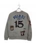POLO RALPH LAUREN (ポロ・ラルフローレン) ワッペンクルーネックスウェット グレー サイズ:S：10000円