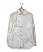 Y'S YOHJI YAMAMOTOワイズ ヨウジヤマモト）の古着「デザインステッチシャツ」｜ホワイト