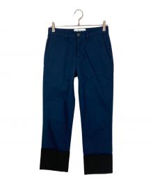 LOEWE（ロエベ）の古着「TURN UP CHINO TROUSERS」｜ネイビー