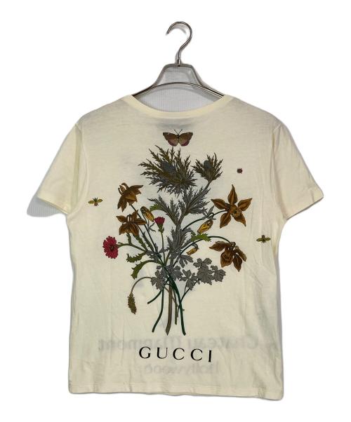 GUCCI（グッチ）GUCCI (グッチ) シャトーマーモントショートスリーブTシャツ ベージュ サイズ:XXSの古着・服飾アイテム