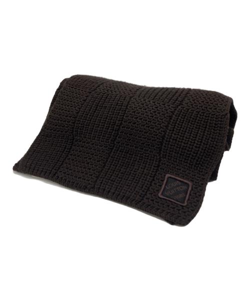 LOUIS VUITTON（ルイ ヴィトン）LOUIS VUITTON (ルイ ヴィトン) エシャルプダミエマフラー ブラウンの古着・服飾アイテム