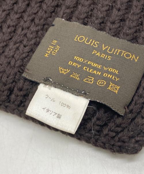 LOUIS VUITTON（ルイ ヴィトン）LOUIS VUITTON (ルイ ヴィトン) エシャルプダミエマフラー ブラウンの古着・服飾アイテム