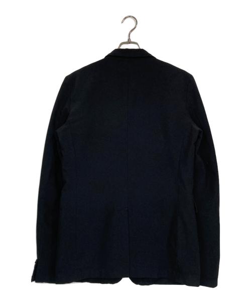 BLACK COMME des GARCONS（ブラックコムデギャルソン）BLACK COMME des GARCONS (ブラックコムデギャルソン) ポリ製品染め3Bジャケット ブラック サイズ:Lの古着・服飾アイテム