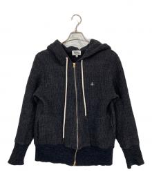 Vivienne Westwood man（ヴィヴィアン ウェストウッド マン）の古着「ニットジップパーカー」｜グレー