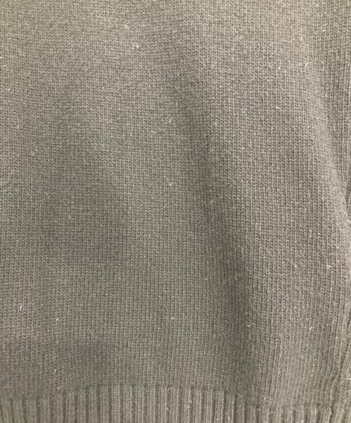 STONE ISLAND（ストーンアイランド）STONE ISLAND (ストーンアイランド) クルーネックニットセーター ブラック サイズ:Lの古着・服飾アイテム