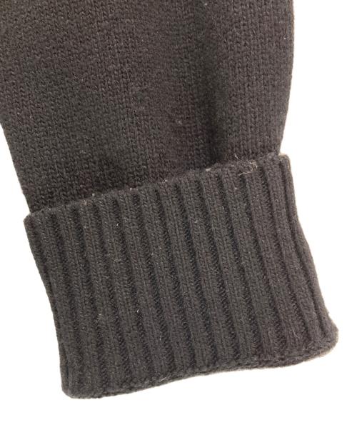 STONE ISLAND（ストーンアイランド）STONE ISLAND (ストーンアイランド) クルーネックニットセーター ブラック サイズ:Lの古着・服飾アイテム