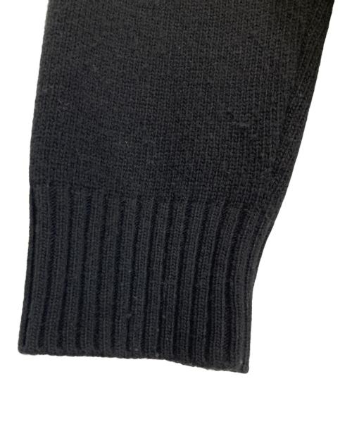 STONE ISLAND（ストーンアイランド）STONE ISLAND (ストーンアイランド) クルーネックニットセーター ブラック サイズ:Lの古着・服飾アイテム