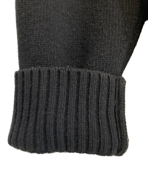 STONE ISLAND（ストーンアイランド）STONE ISLAND (ストーンアイランド) クルーネックニットセーター ブラック サイズ:Lの古着・服飾アイテム