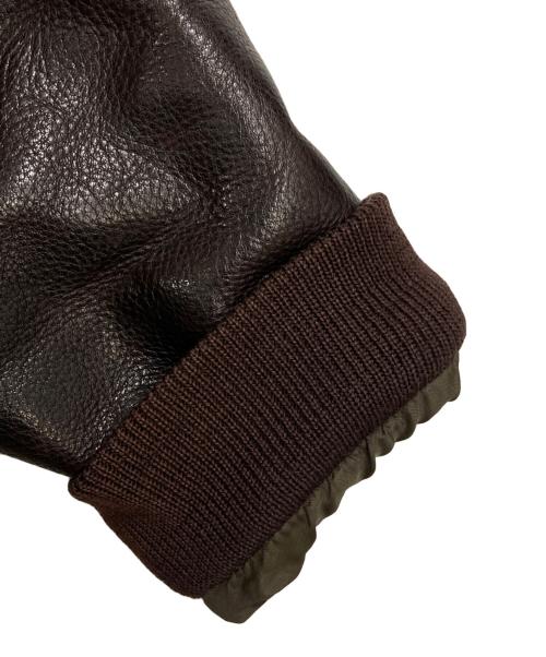 BROOKS BROTHERS（ブルックスブラザーズ）BROOKS BROTHERS (ブルックスブラザーズ) A-2レザーフライトジャケット ブラウン サイズ:-の古着・服飾アイテム