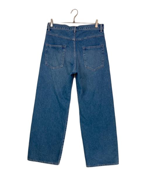 FRAMeWORK（フレームワーク）FRAMeWORK (フレームワーク) デニムストレートパンツ ブルー サイズ:40の古着・服飾アイテム