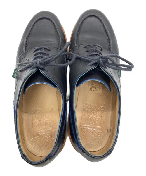 PARABOOT（パラブーツ）PARABOOT (パラブーツ) BLUE WORK (ブルーワーク) 別注シャンボードUチップシューズ ネイビー サイズ:6Fの古着・服飾アイテム